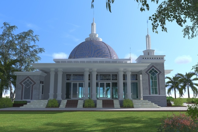desain masjid mewah 2