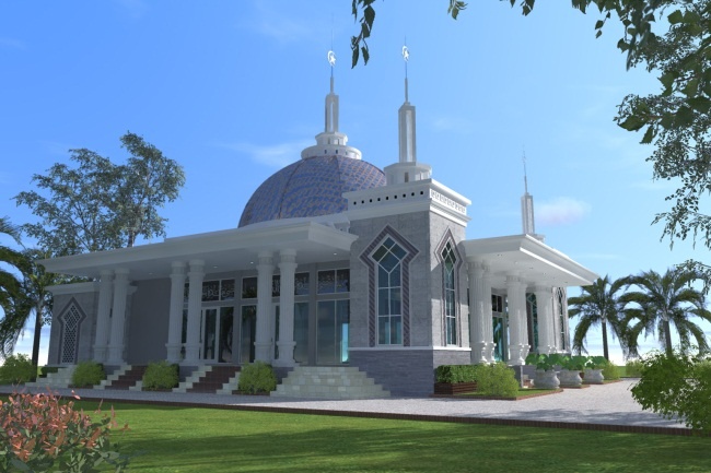 desain masjid mewah